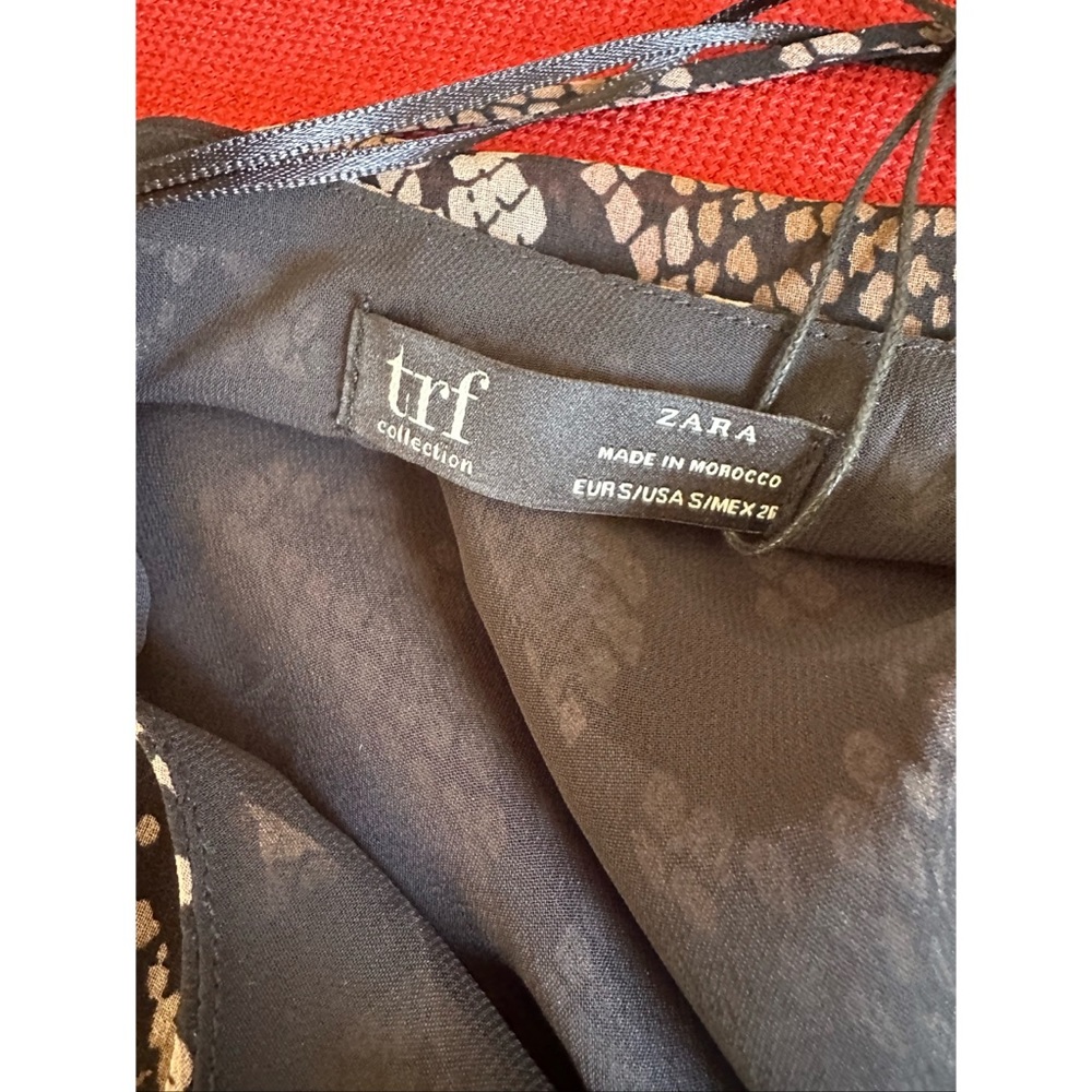Zara Snake Print Strappy Flowy Tank Top, NWT, S - Picture 9 of 13